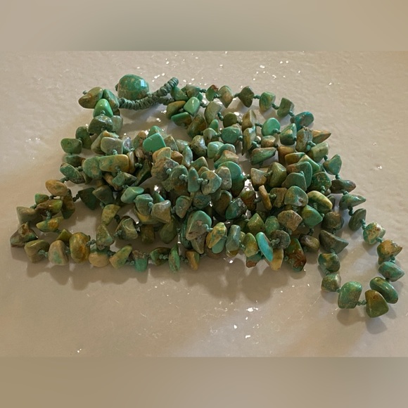 3 Strand Arizona Turquoise Necklace - Picture 3 of 4